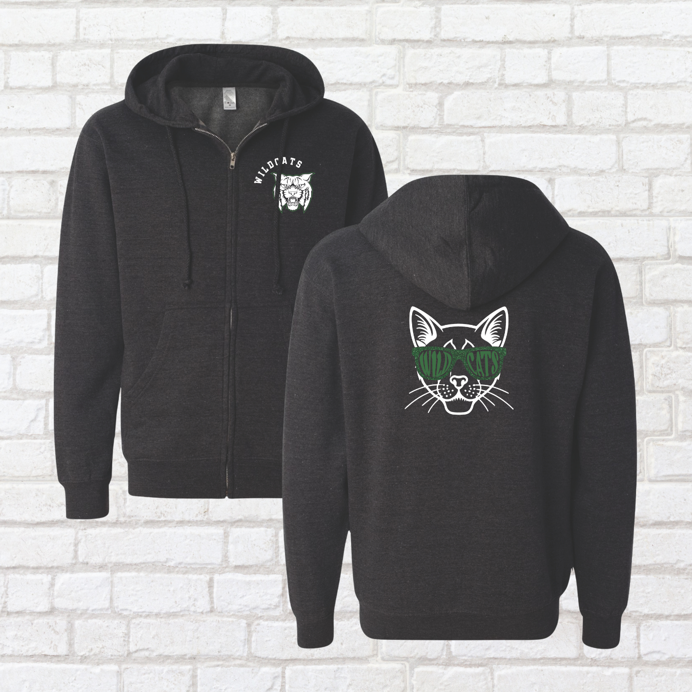 Weston Glitter Glasses Zip Up