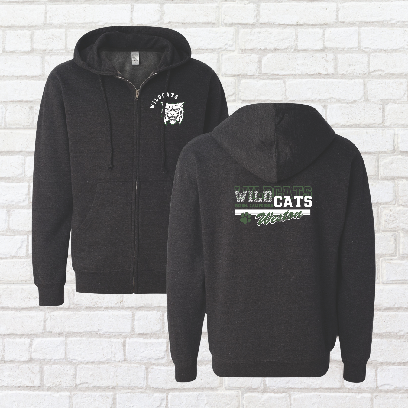 Weston Line Art Zip Up