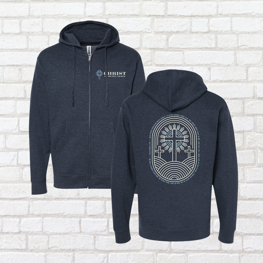 With Christ ZipUp Hoodie