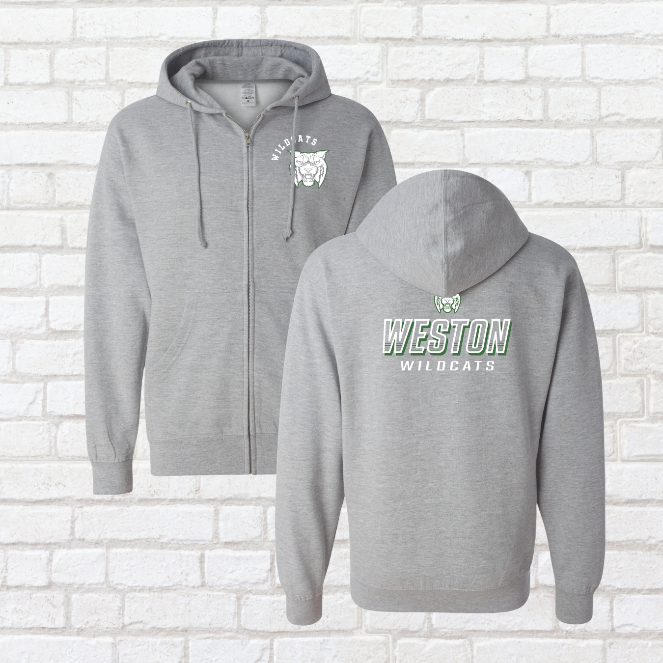 Weston Athletic Zip Up Hoodie