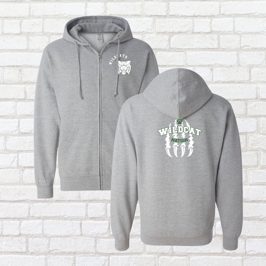 Slasher Cat Zip Up Hoodie