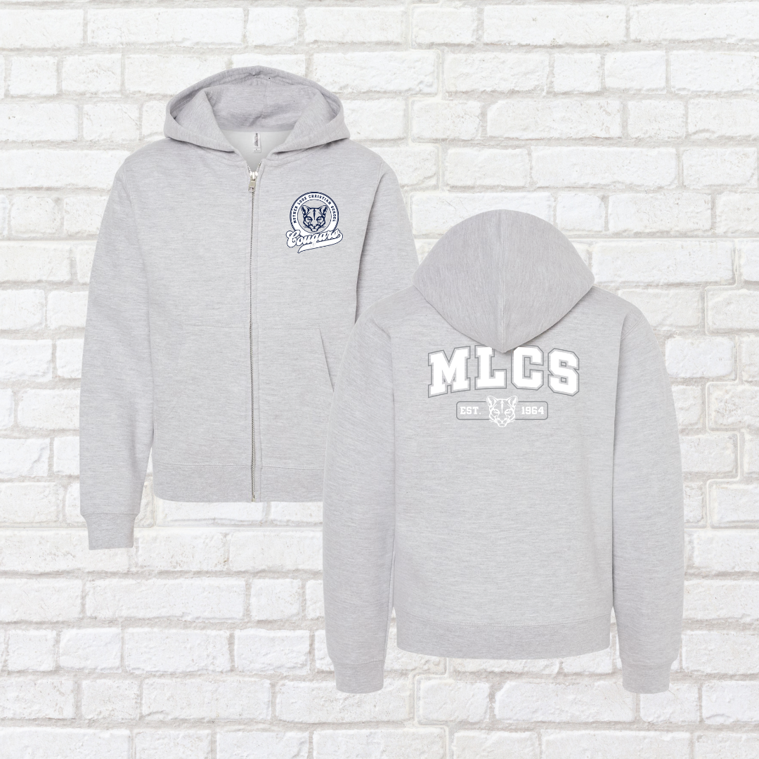 MLCS Classic Cougar Zip Up Hoodie