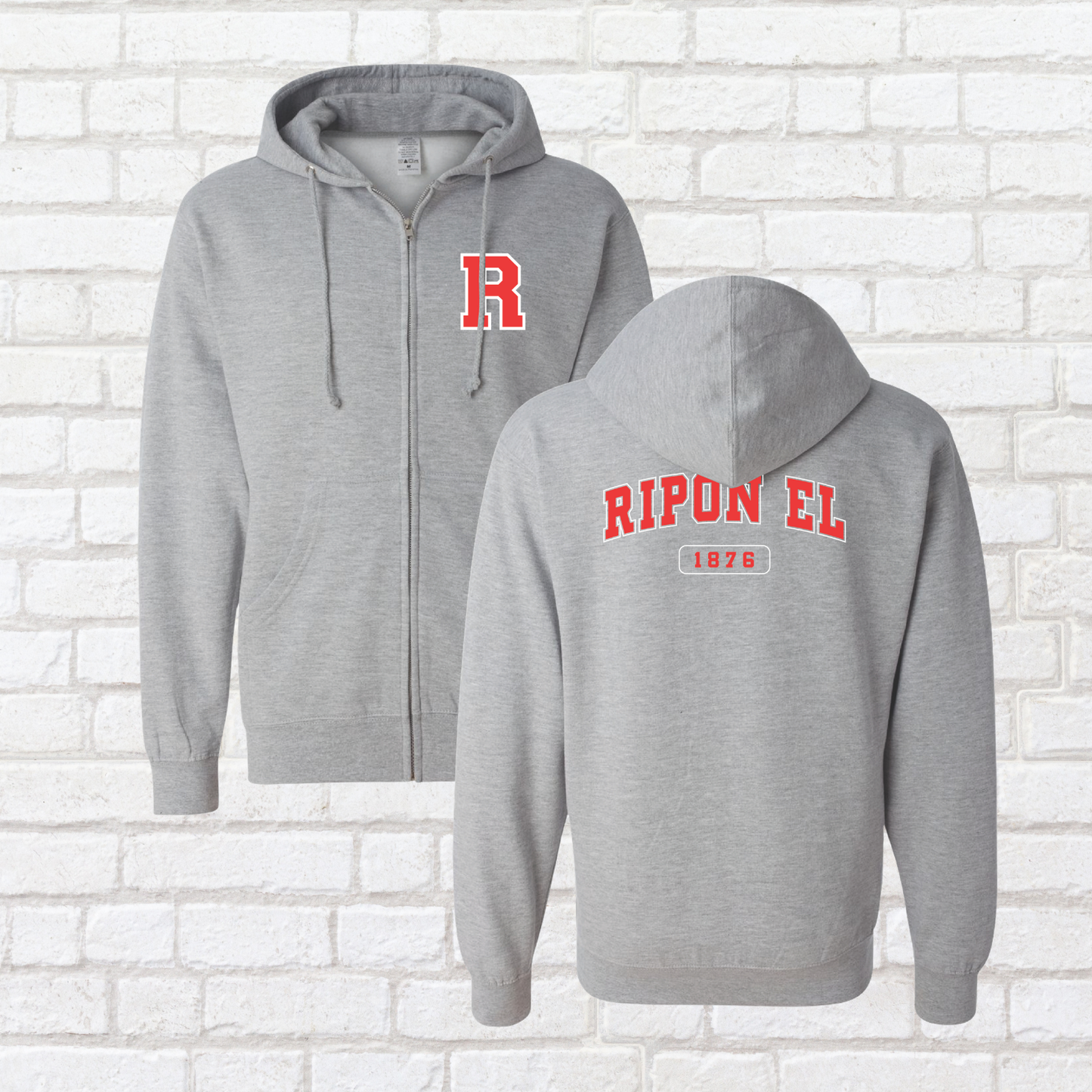 Ripon El Classic Zip Up Hoodie