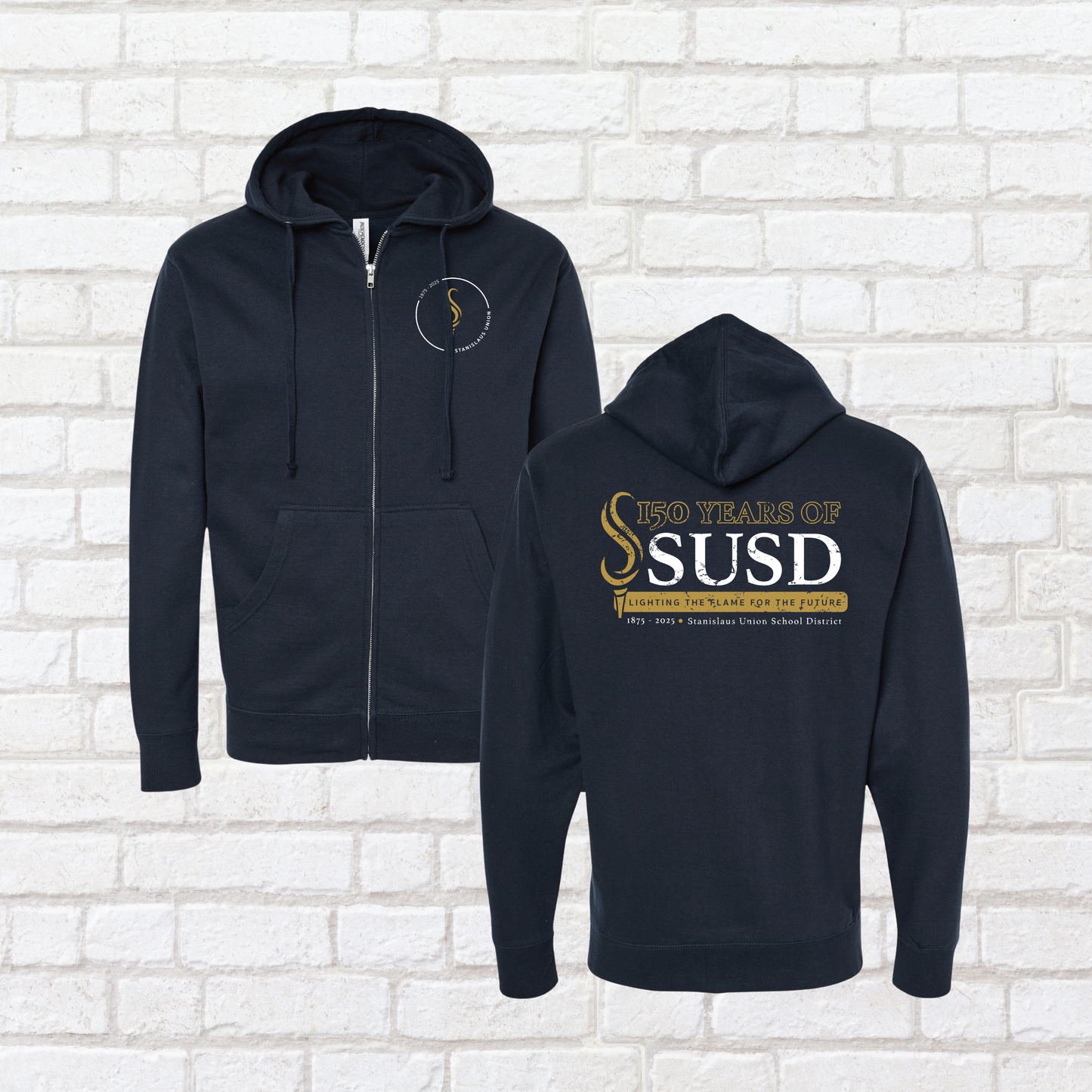 Vintage SUSD Zip Up Hoodie