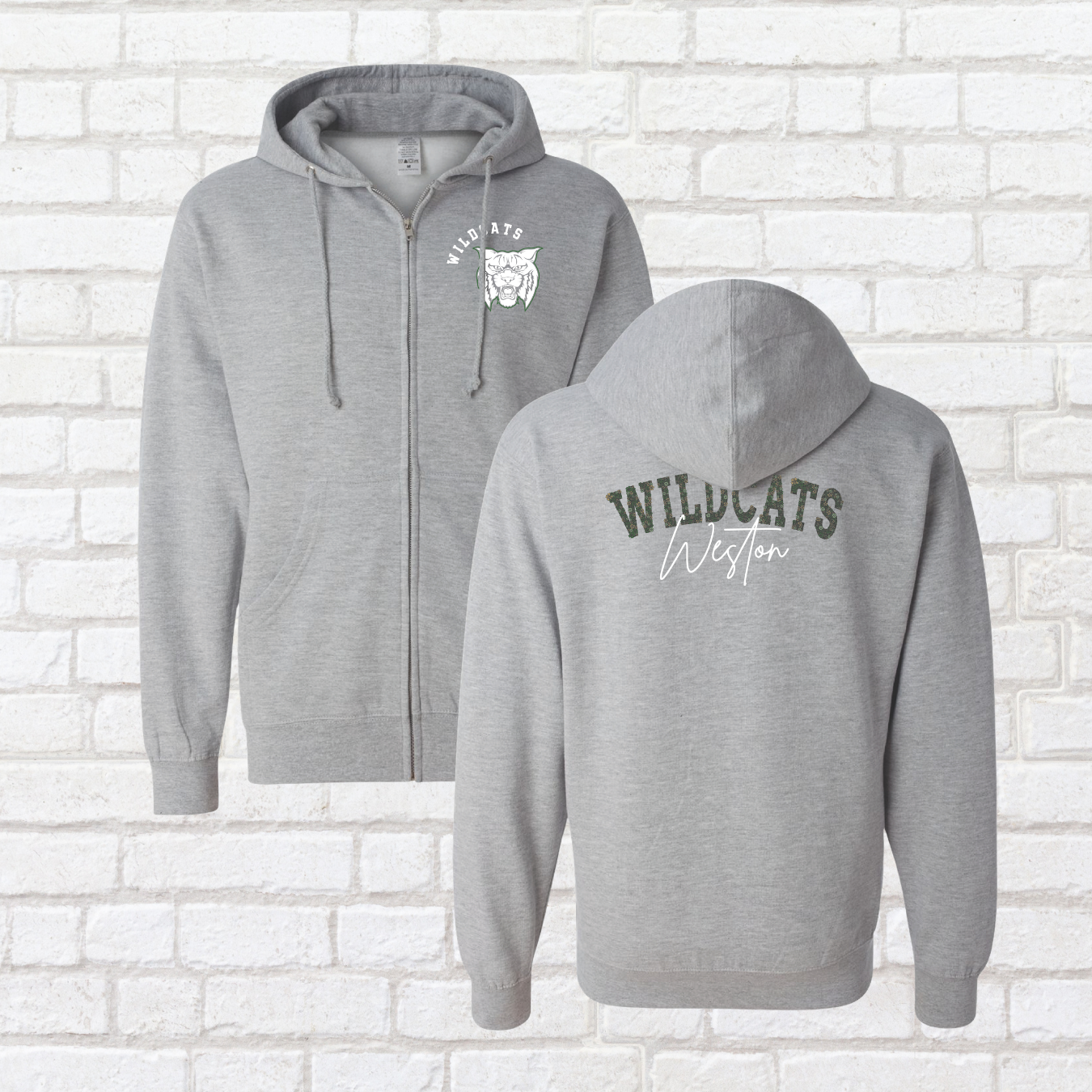 Weston Floral Zip Up Hoodie