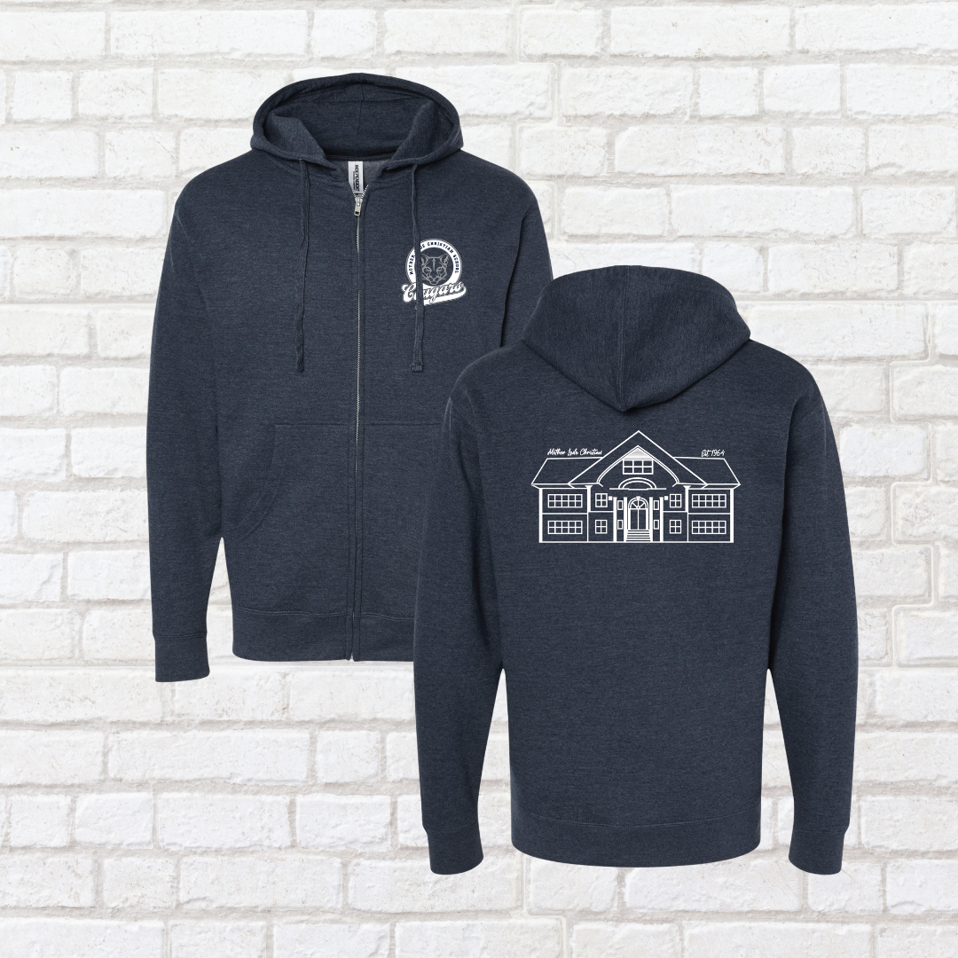 MLCS Silhouette Zip Up Hoodie