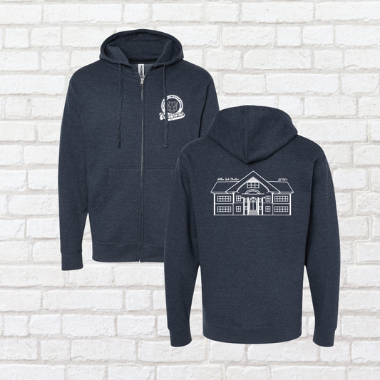 MLCS Silhouette Zip Up Hoodie