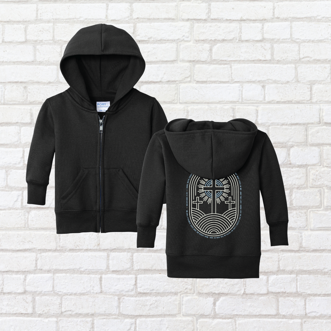With Christ Kid's ZipUp Hoodie