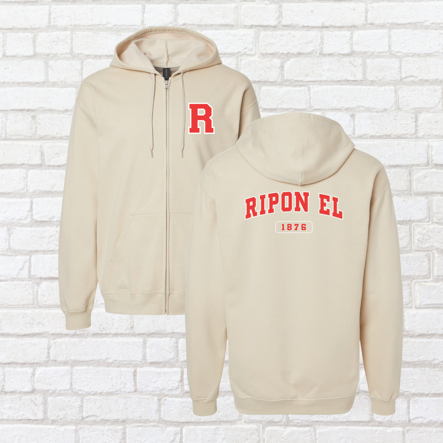 Ripon El Classic Zip Up Hoodie