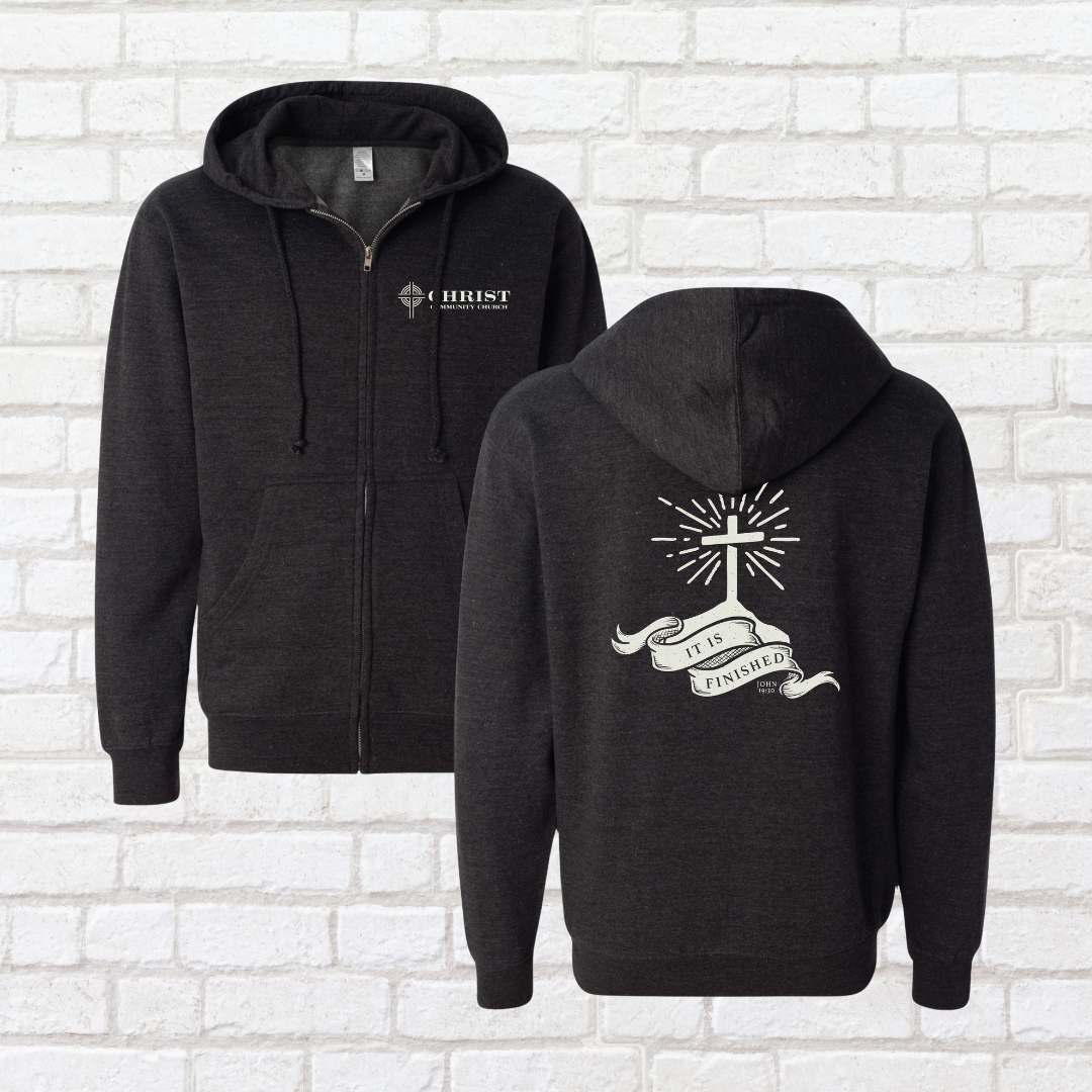 It is Finished ZipUp Hoodie