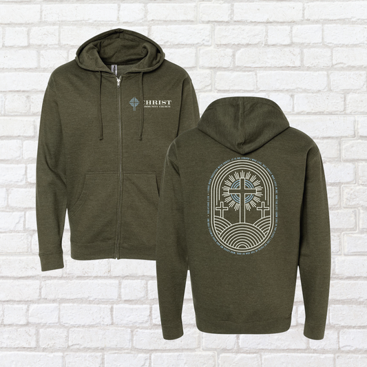 With Christ ZipUp Hoodie