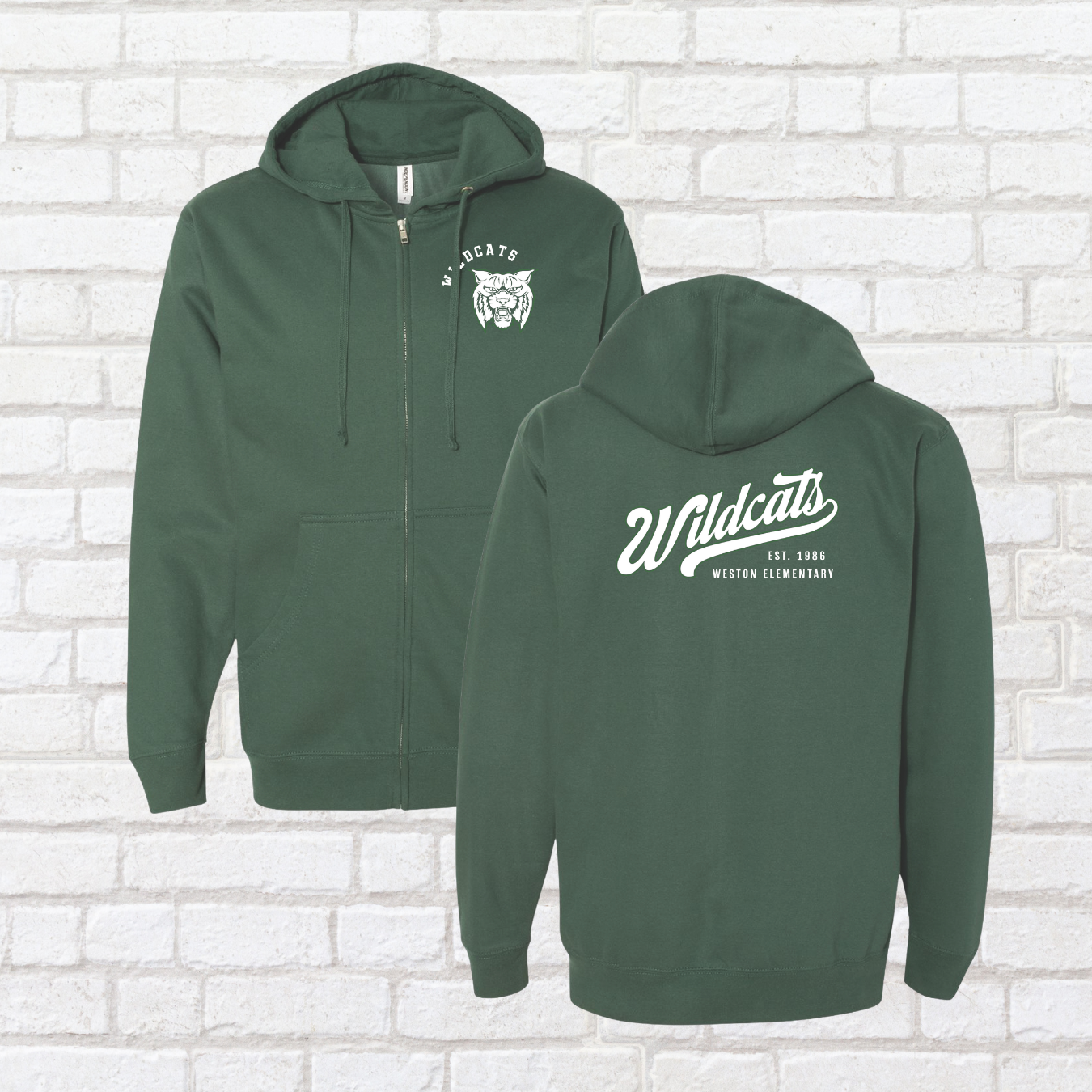 Wildcats Flock Zip Up