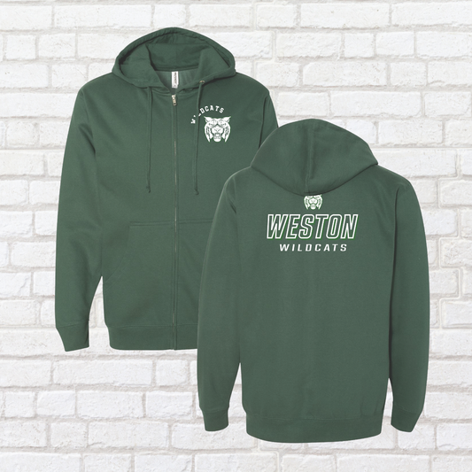 Weston Athletic Zip Up Hoodie