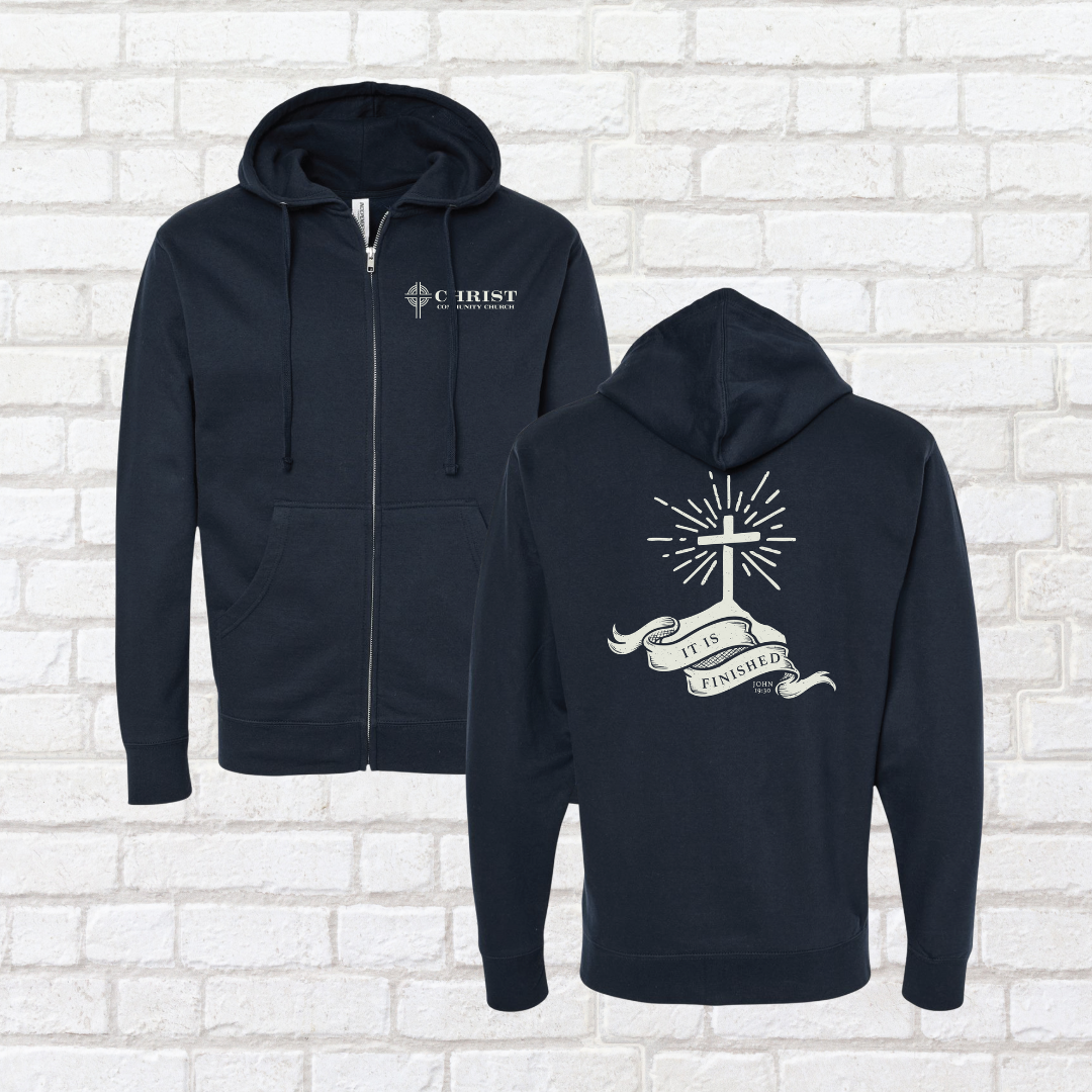 It is Finished ZipUp Hoodie