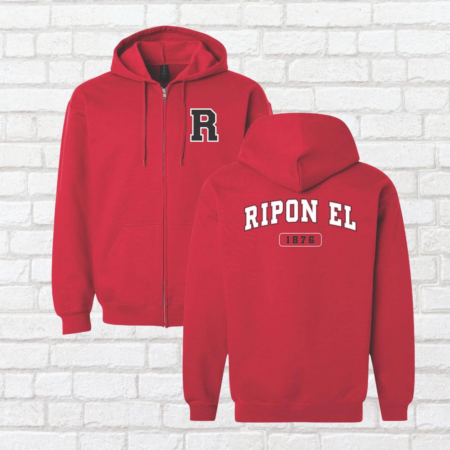 Ripon El Classic Zip Up Hoodie