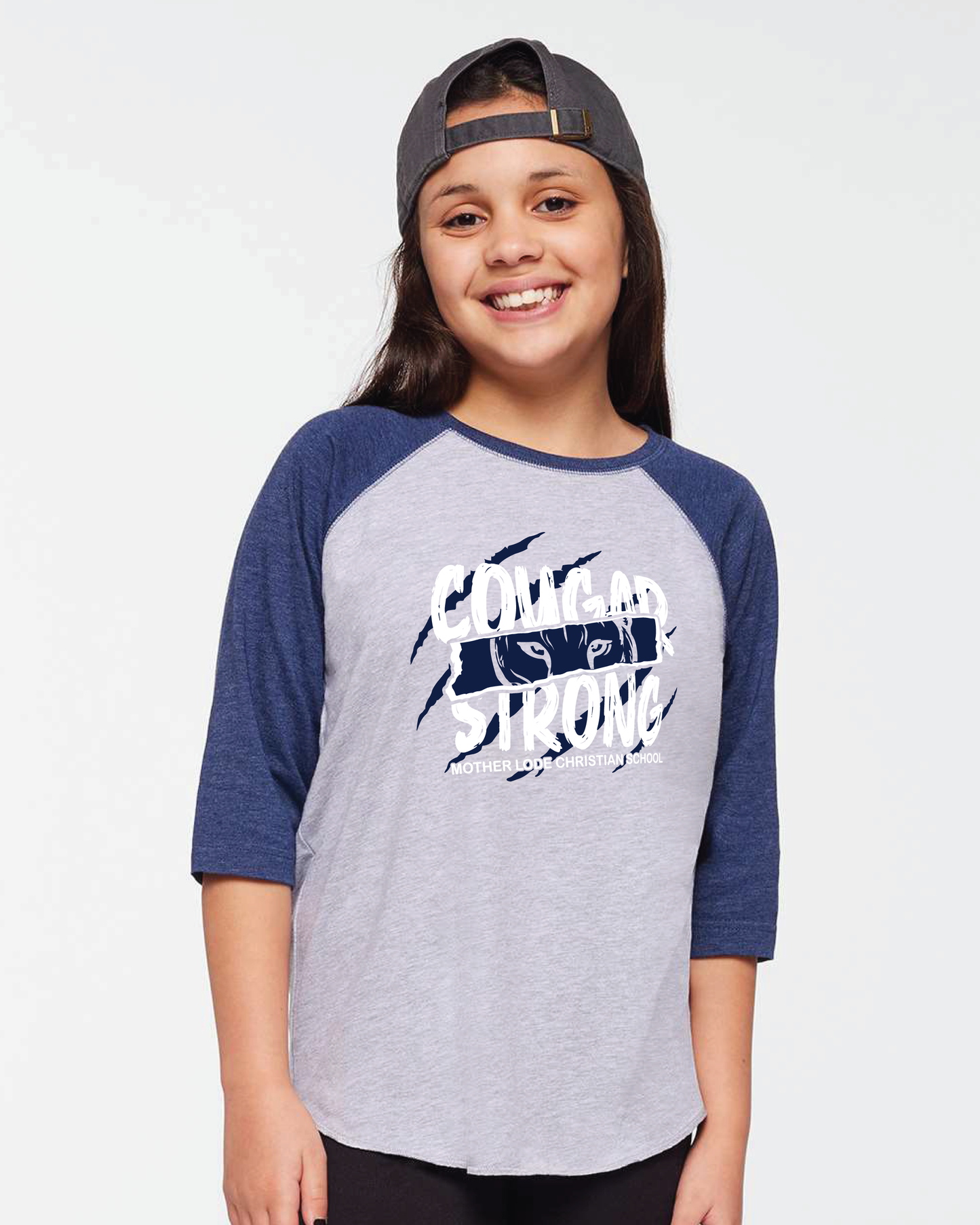 MLCS Baseball Style Tee (choose your design)