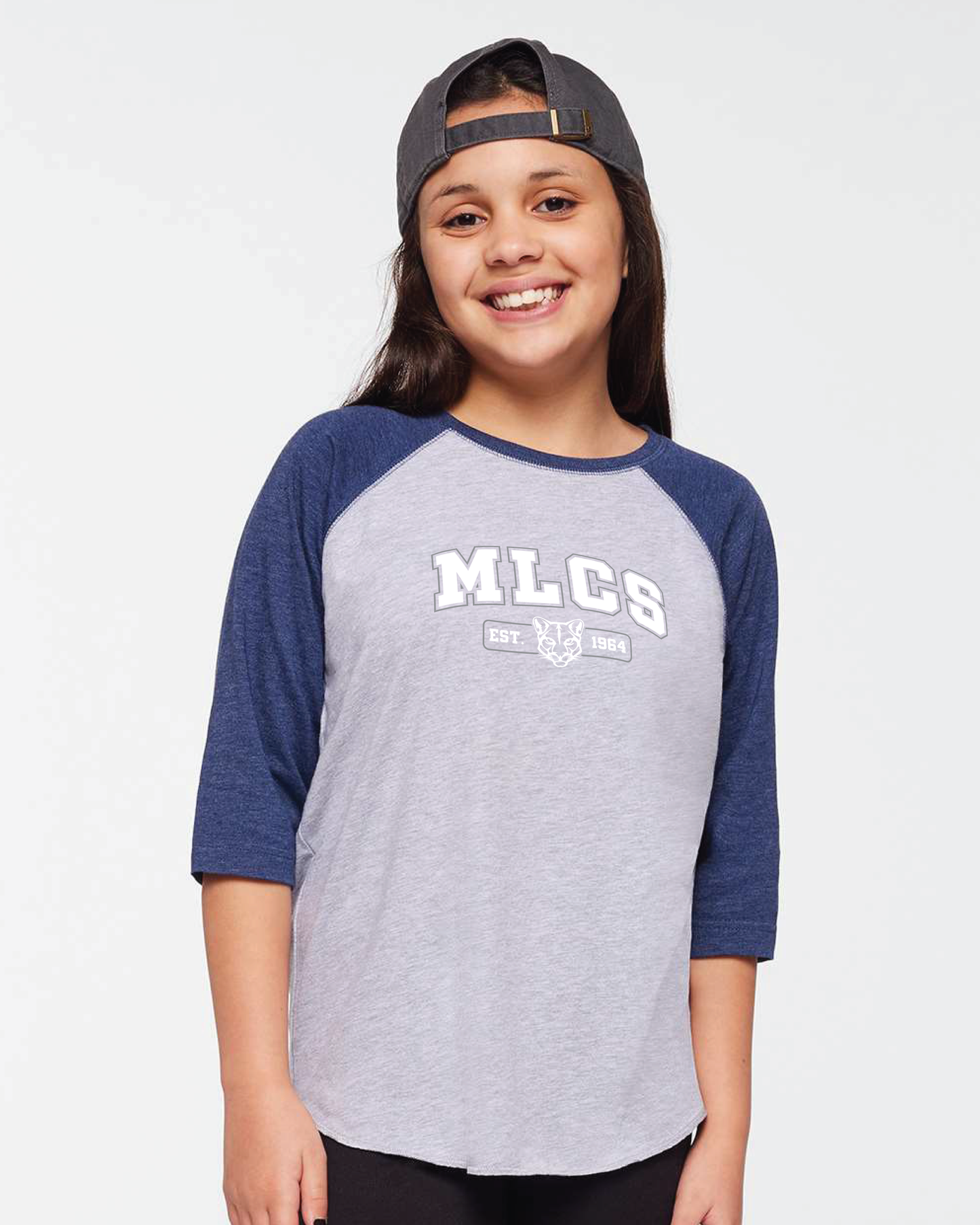 MLCS Baseball Style Tee (choose your design)