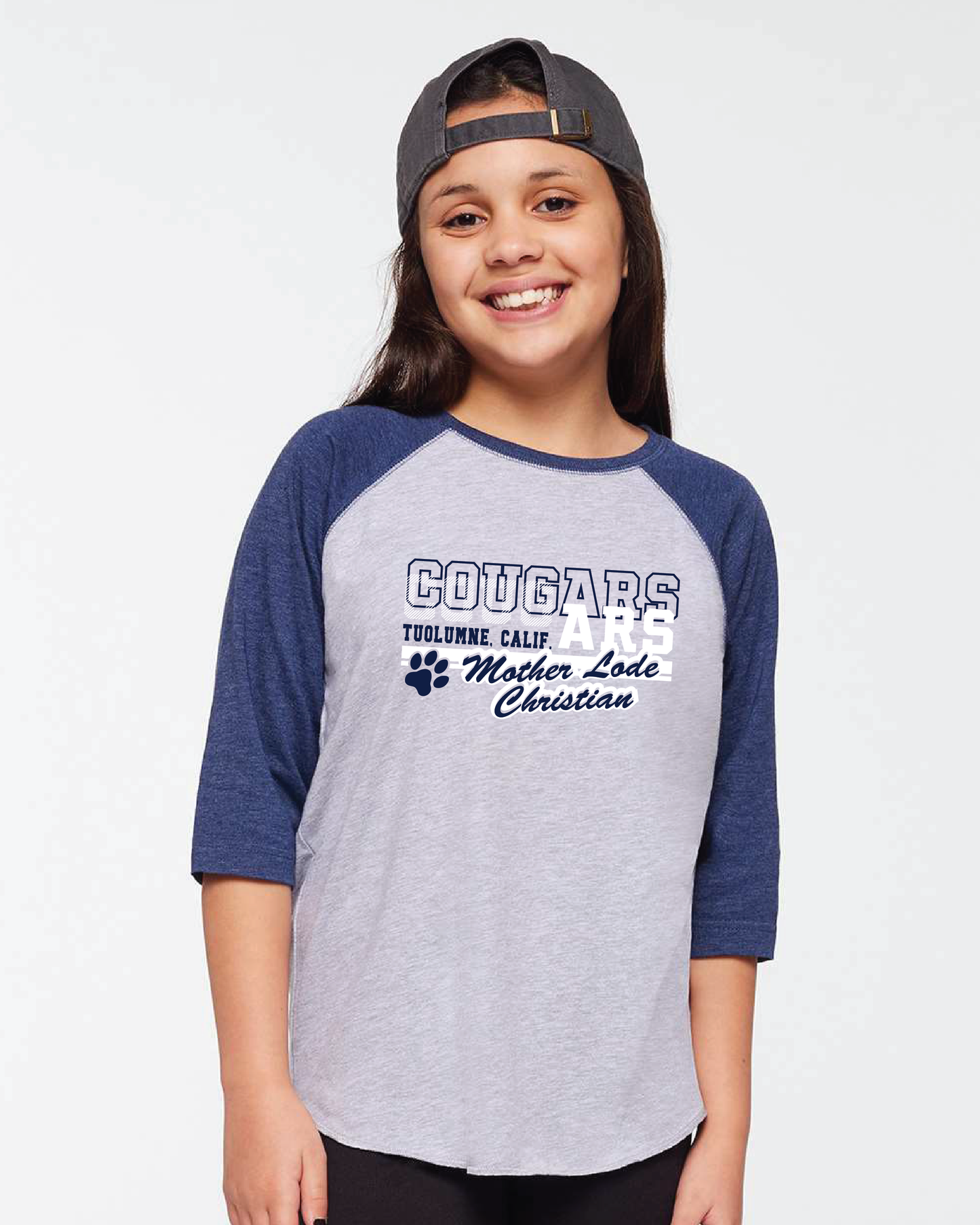 MLCS Baseball Style Tee (choose your design)