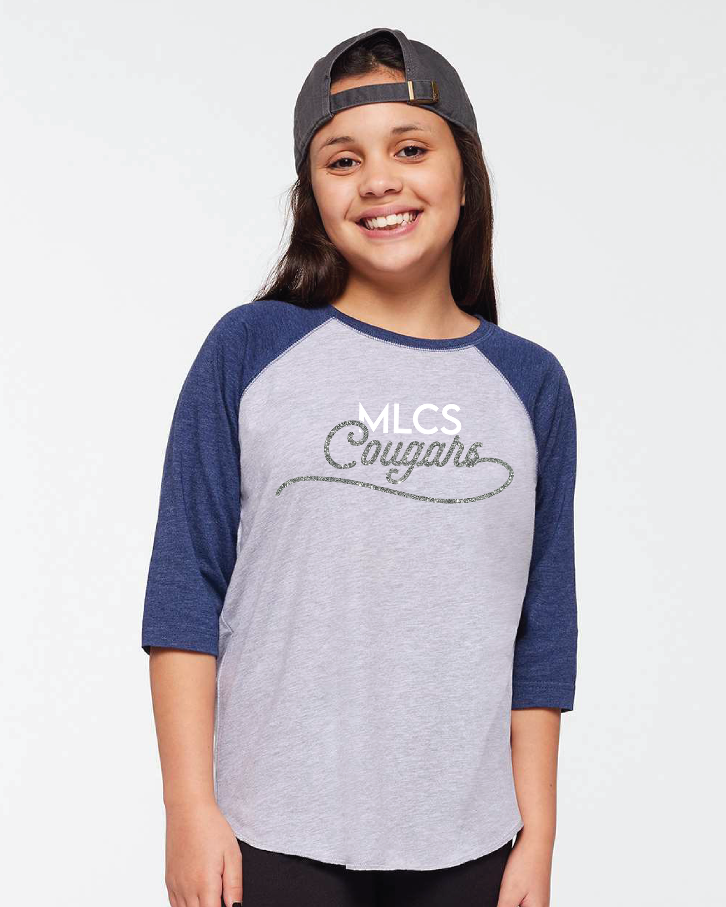 MLCS Baseball Style Tee (choose your design)