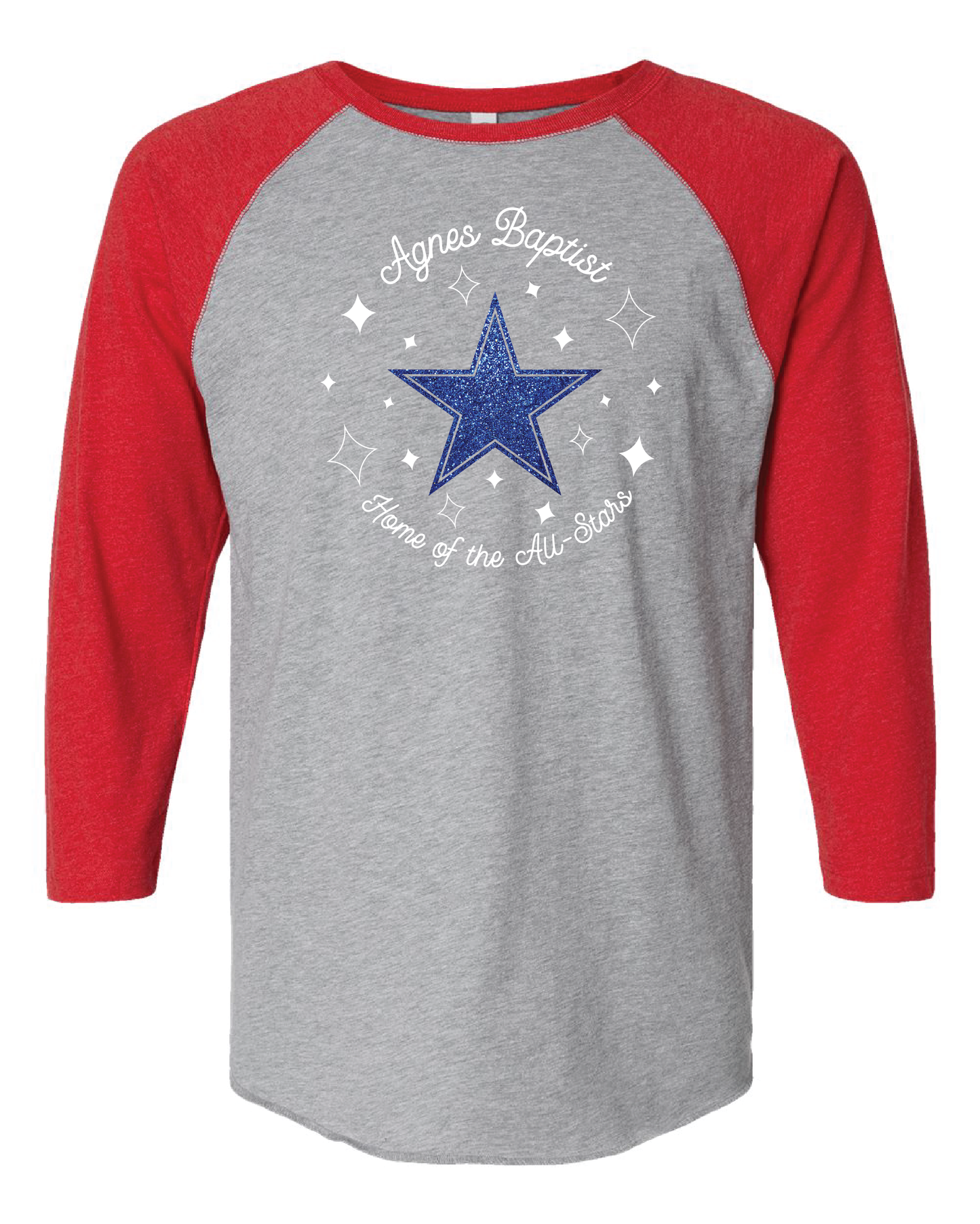 AB Baseball Style Tee (choose your logo)