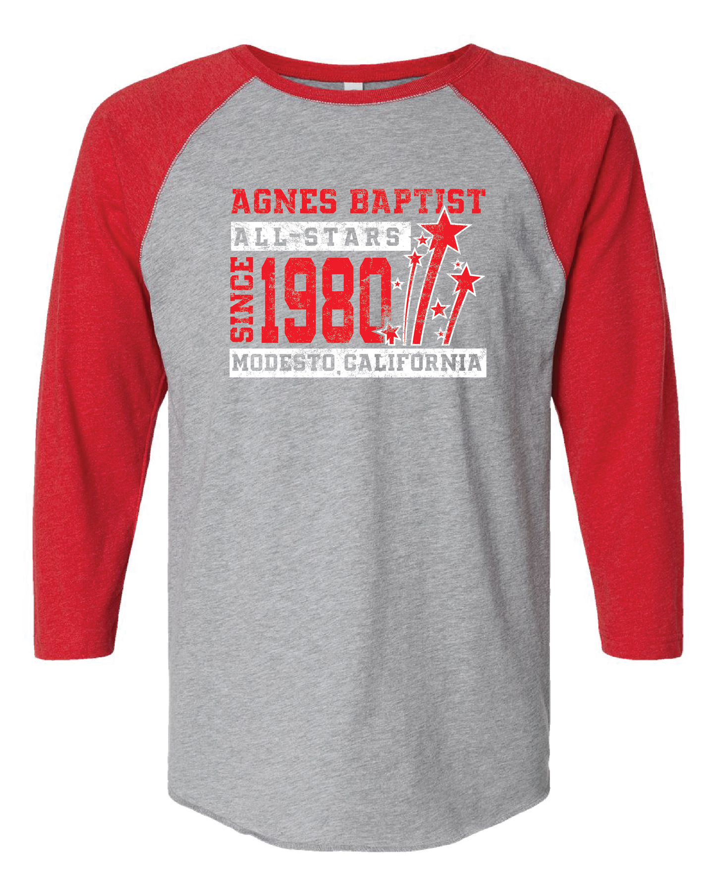 AB Baseball Style Tee (choose your logo)