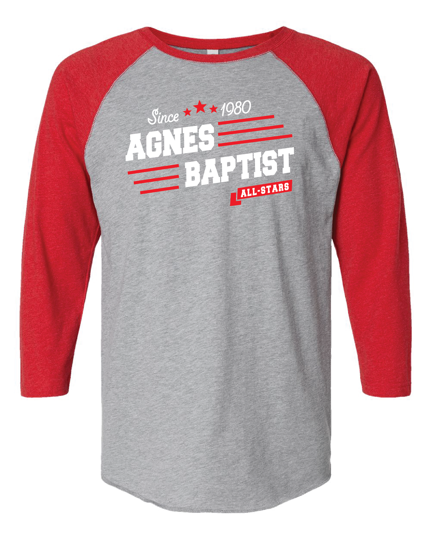 AB Baseball Style Tee (choose your logo)