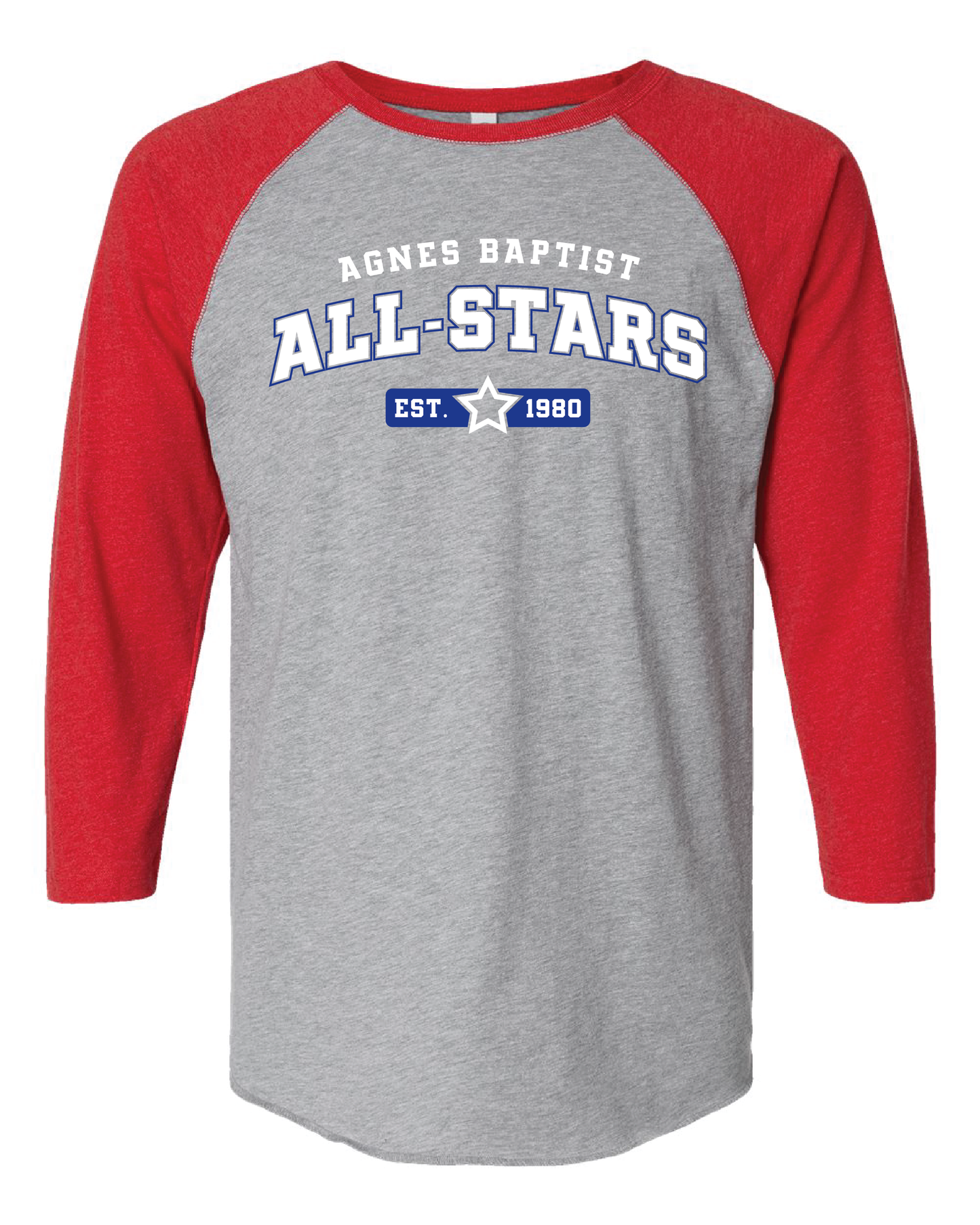 AB Baseball Style Tee (choose your logo)