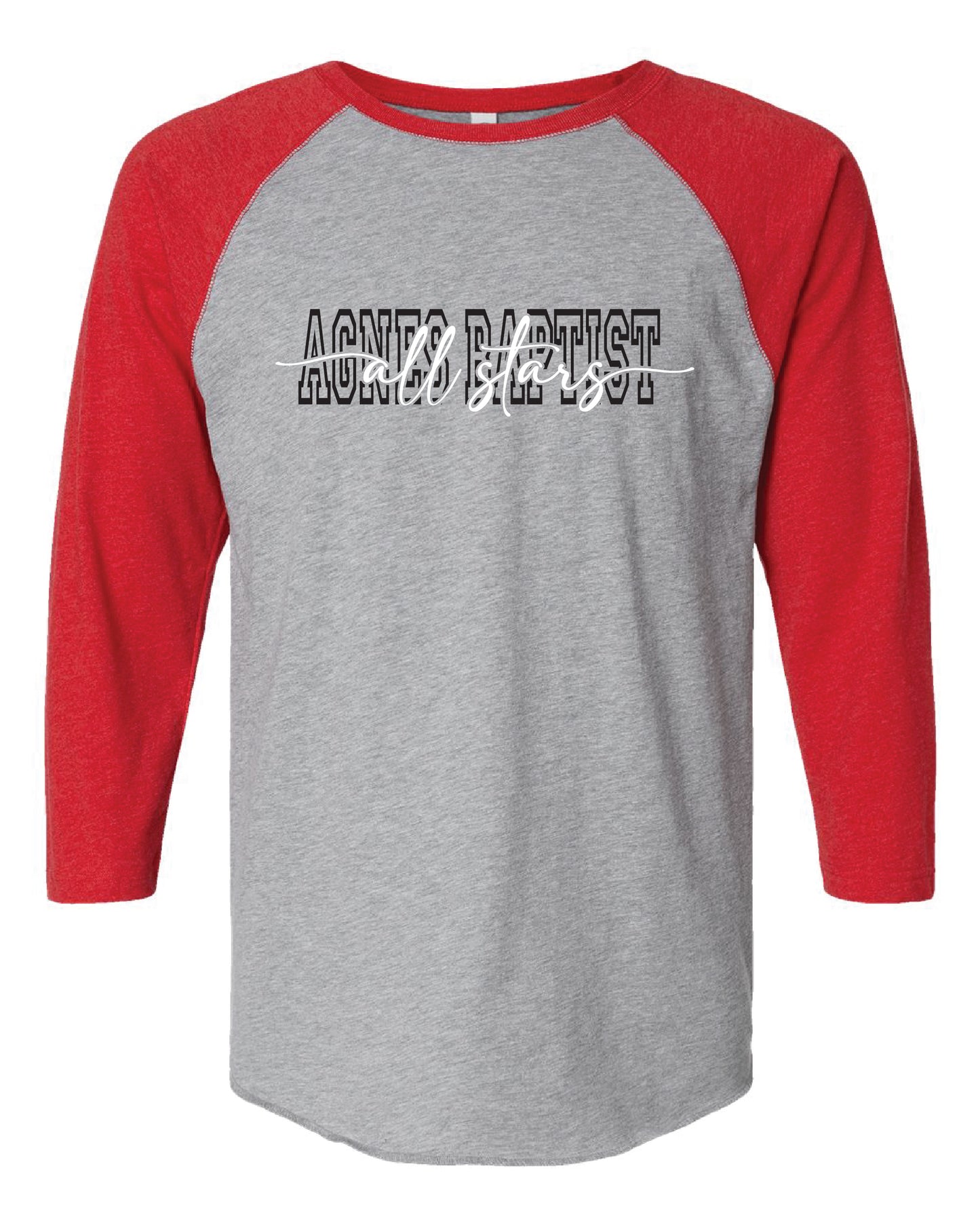 AB Baseball Style Tee (choose your logo)