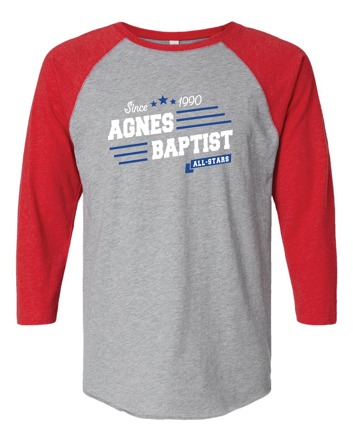 AB Baseball Style Tee (choose your logo)