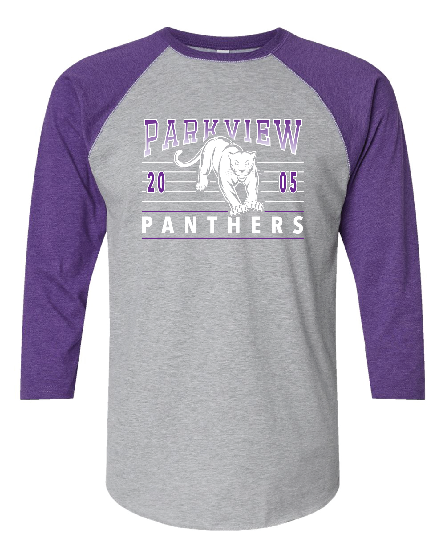 Park View Baseball Style Tee (choose your logo)