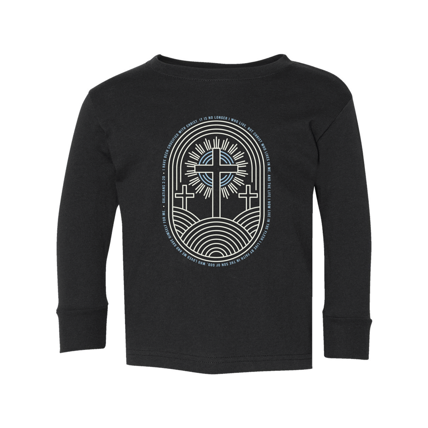 With Christ Toddler Long Sleeve