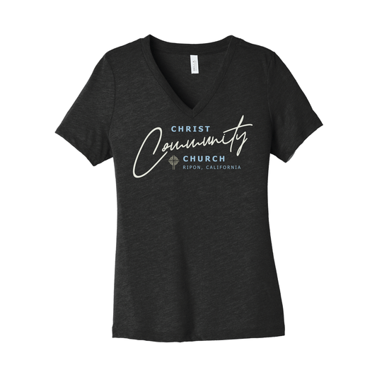 Community CCC Women's Relaxed V Neck Tee