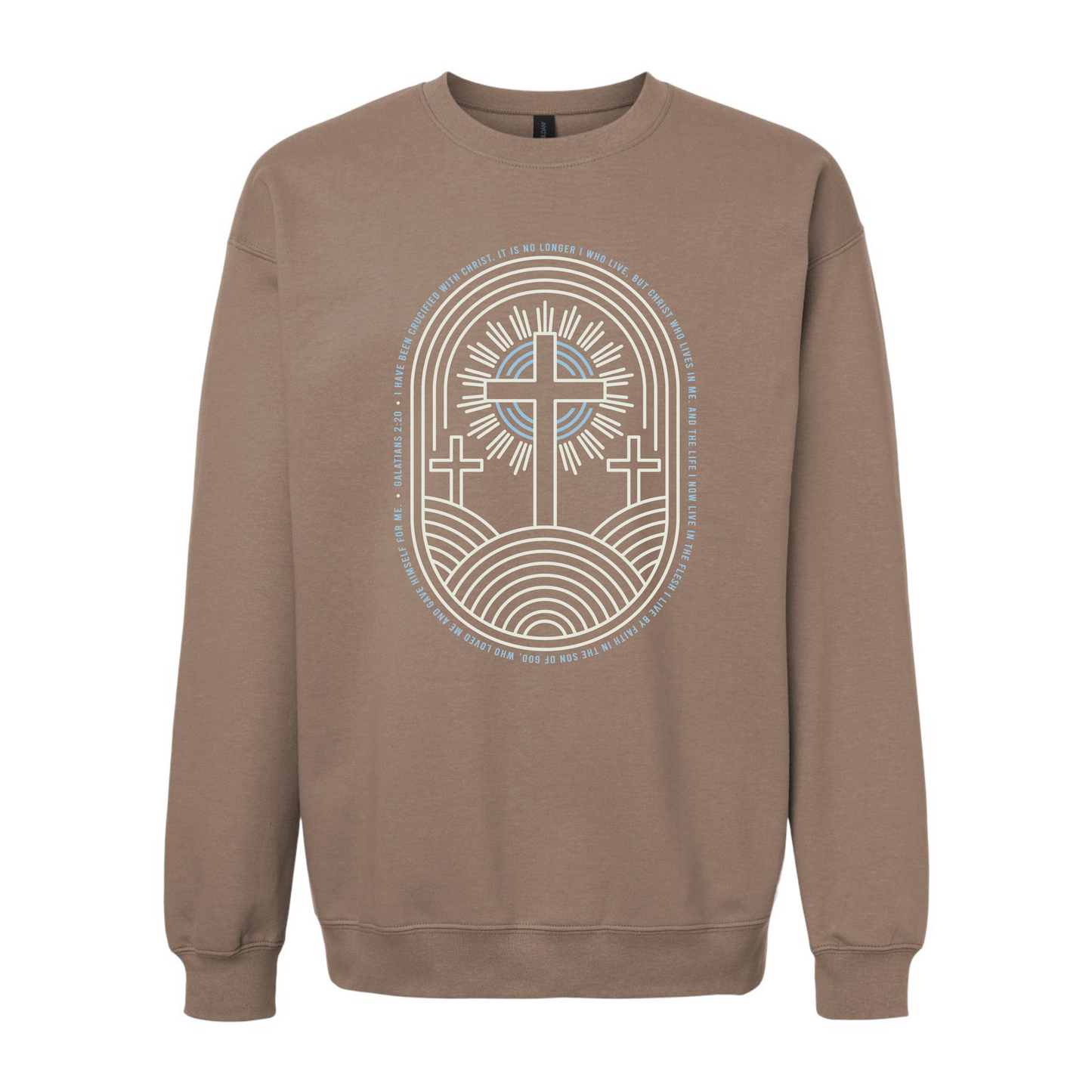 With Christ Crewneck Sweatshirt
