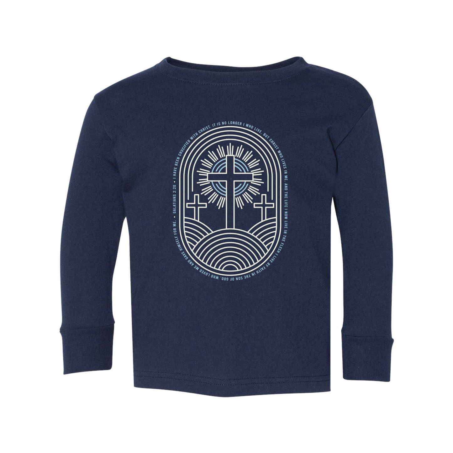With Christ Toddler Long Sleeve