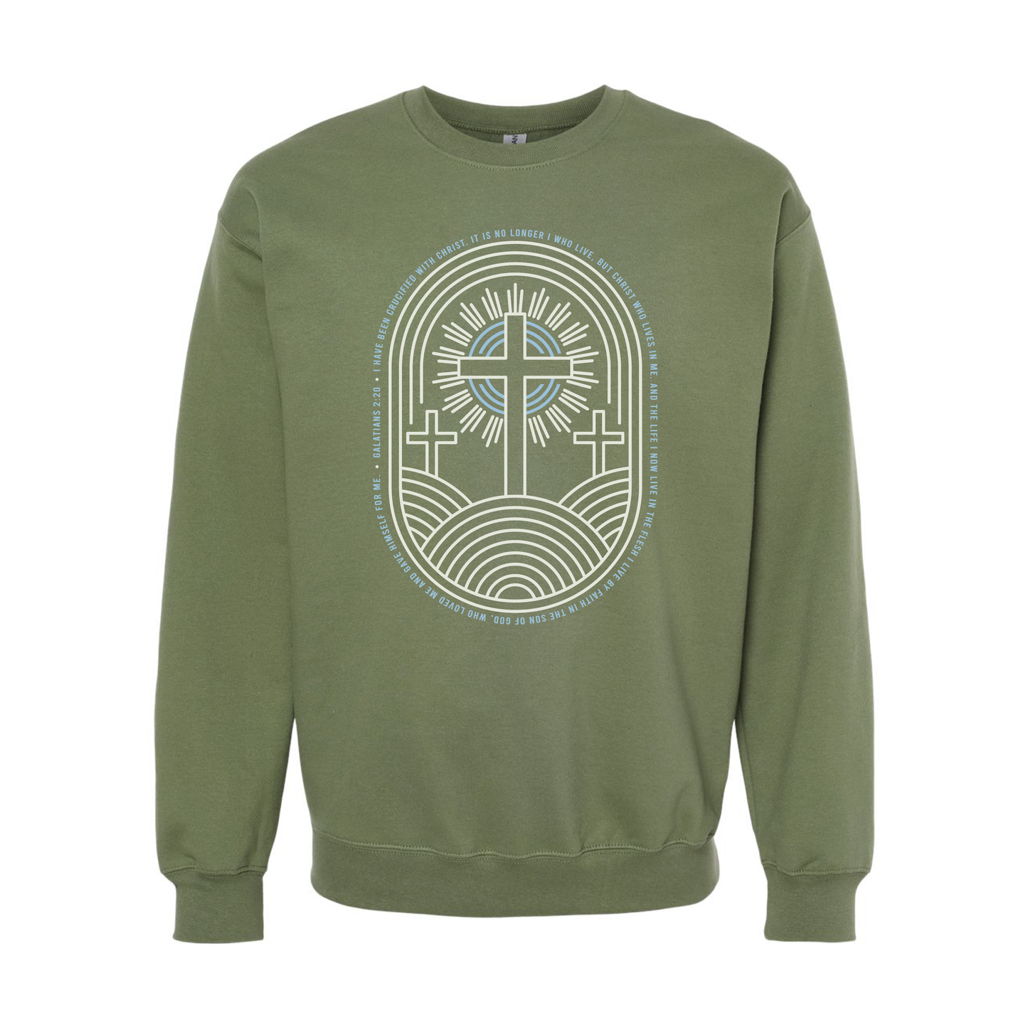 With Christ Crewneck Sweatshirt