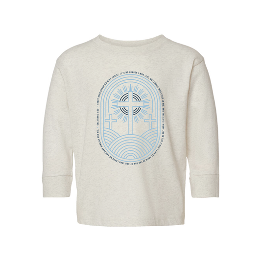 With Christ Toddler Long Sleeve