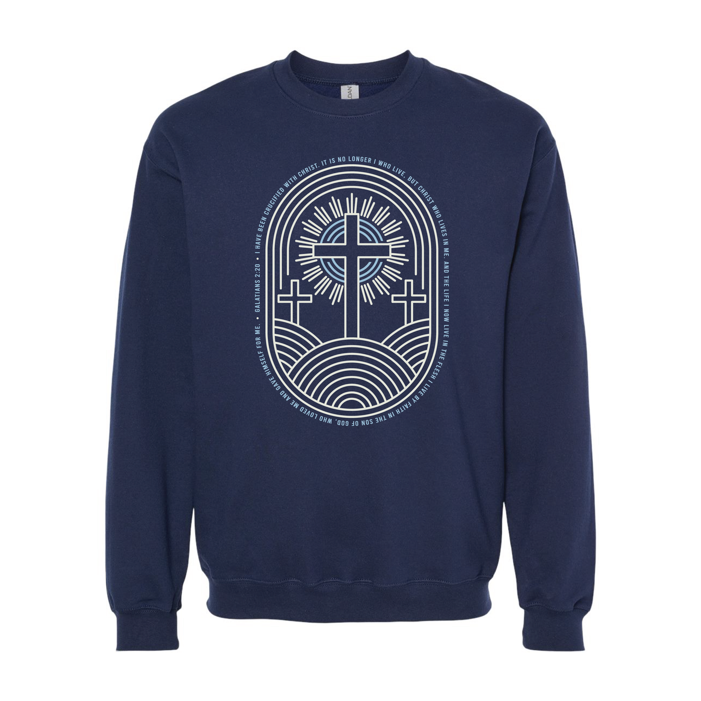 With Christ Crewneck Sweatshirt