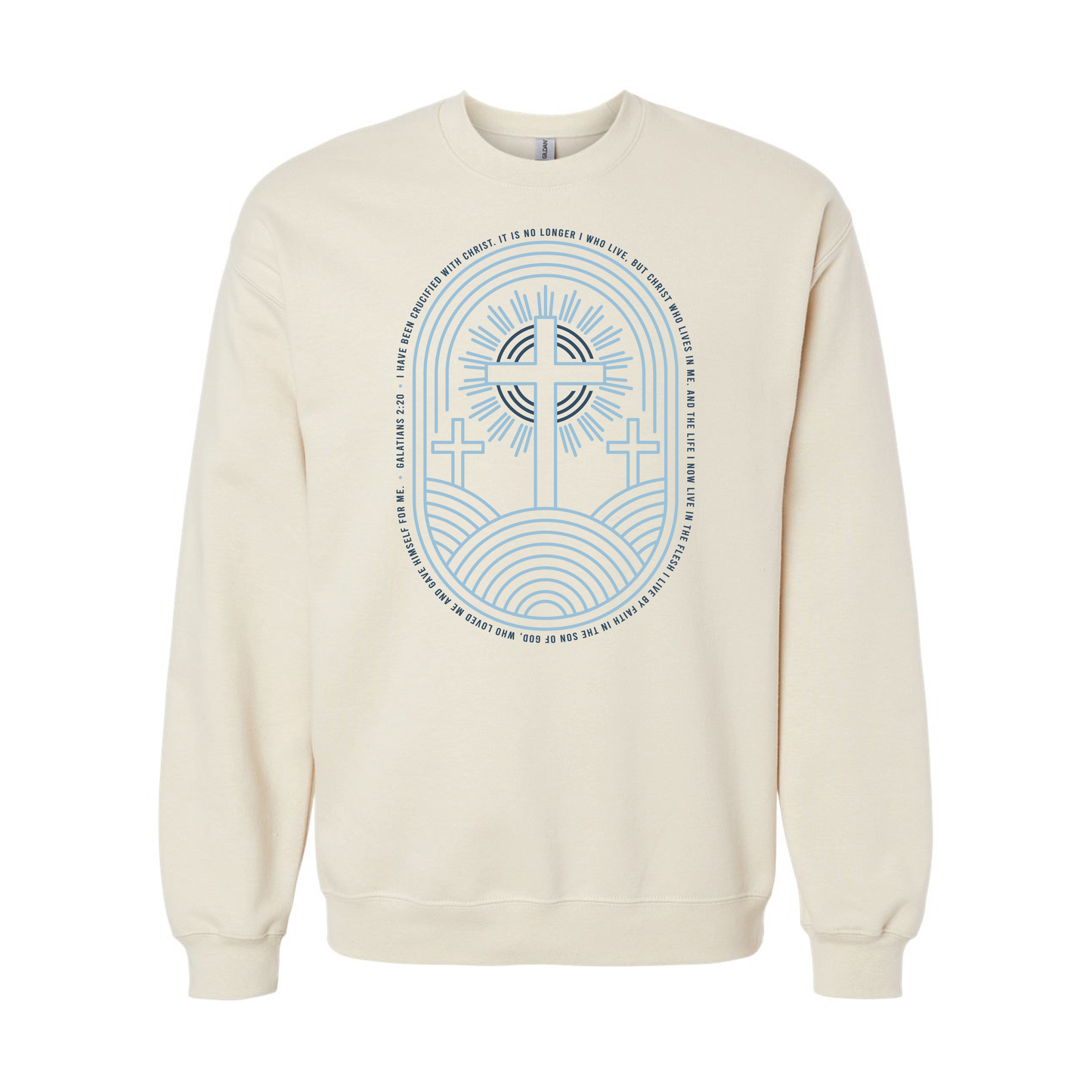 With Christ Crewneck Sweatshirt