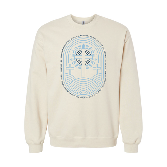 With Christ Crewneck Sweatshirt