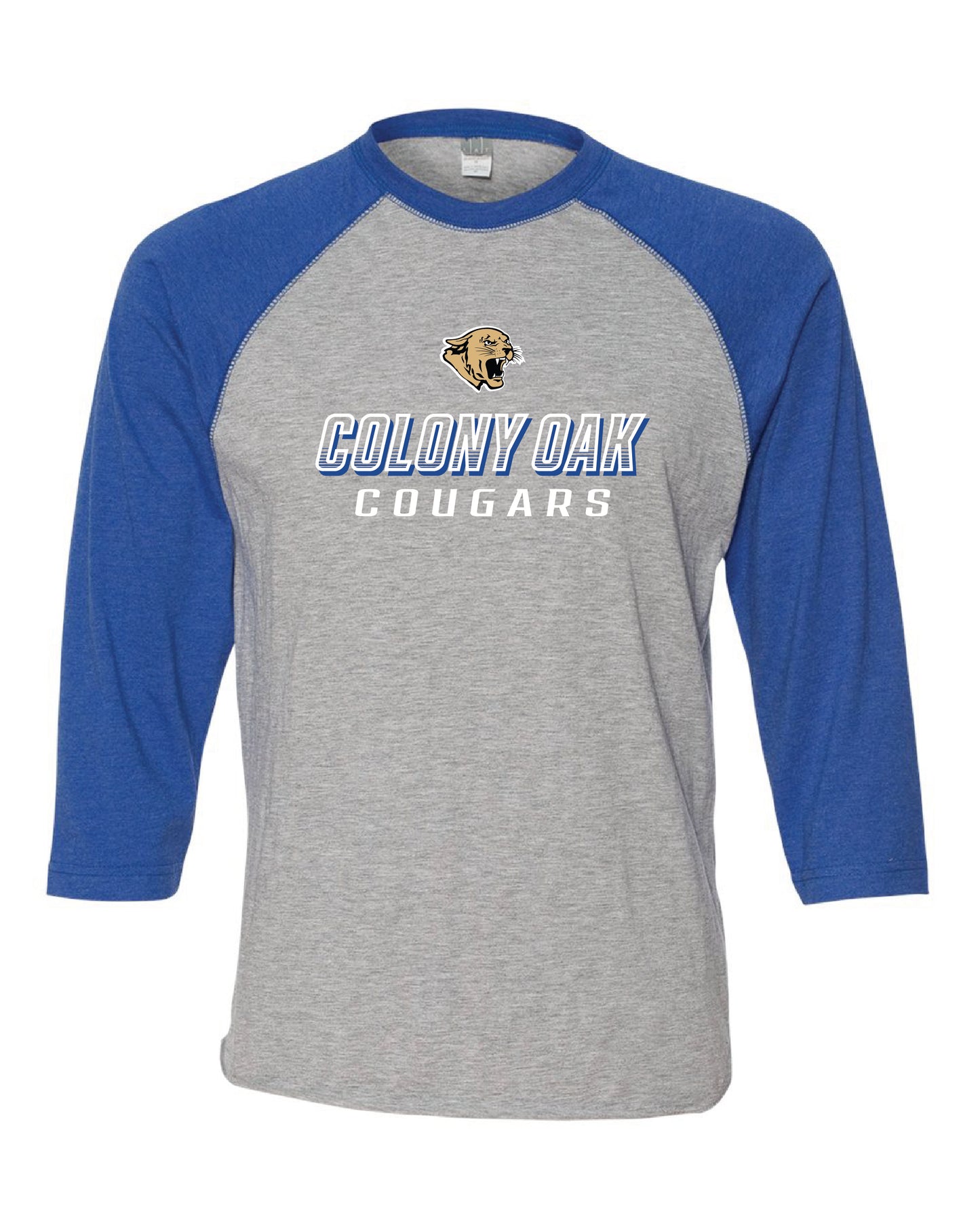 Colony Oak Baseball Style Tee (choose your design)