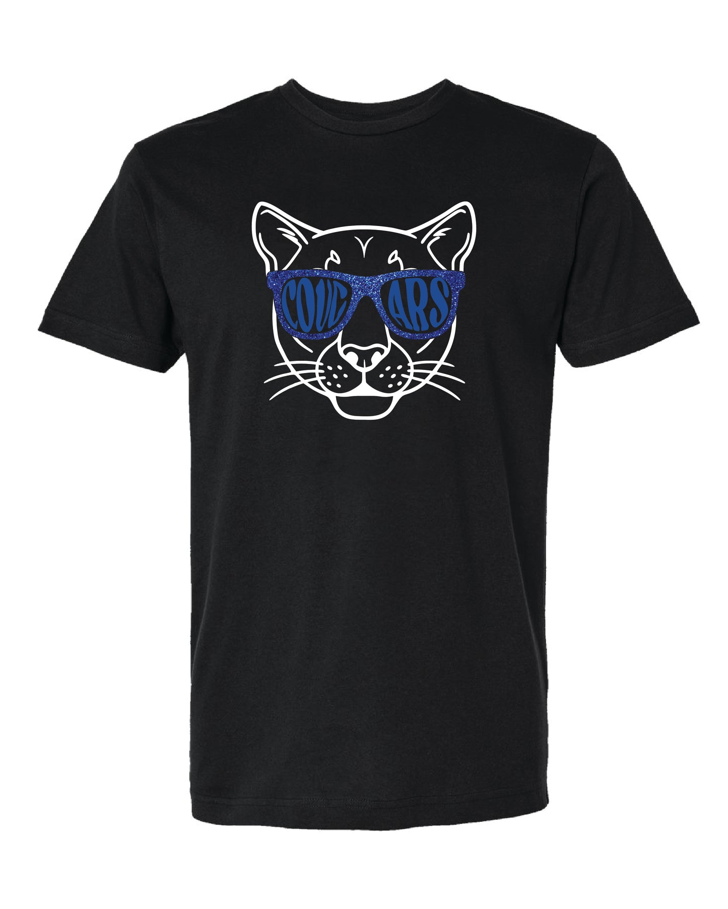 Cougar Glitter Glasses Shirt