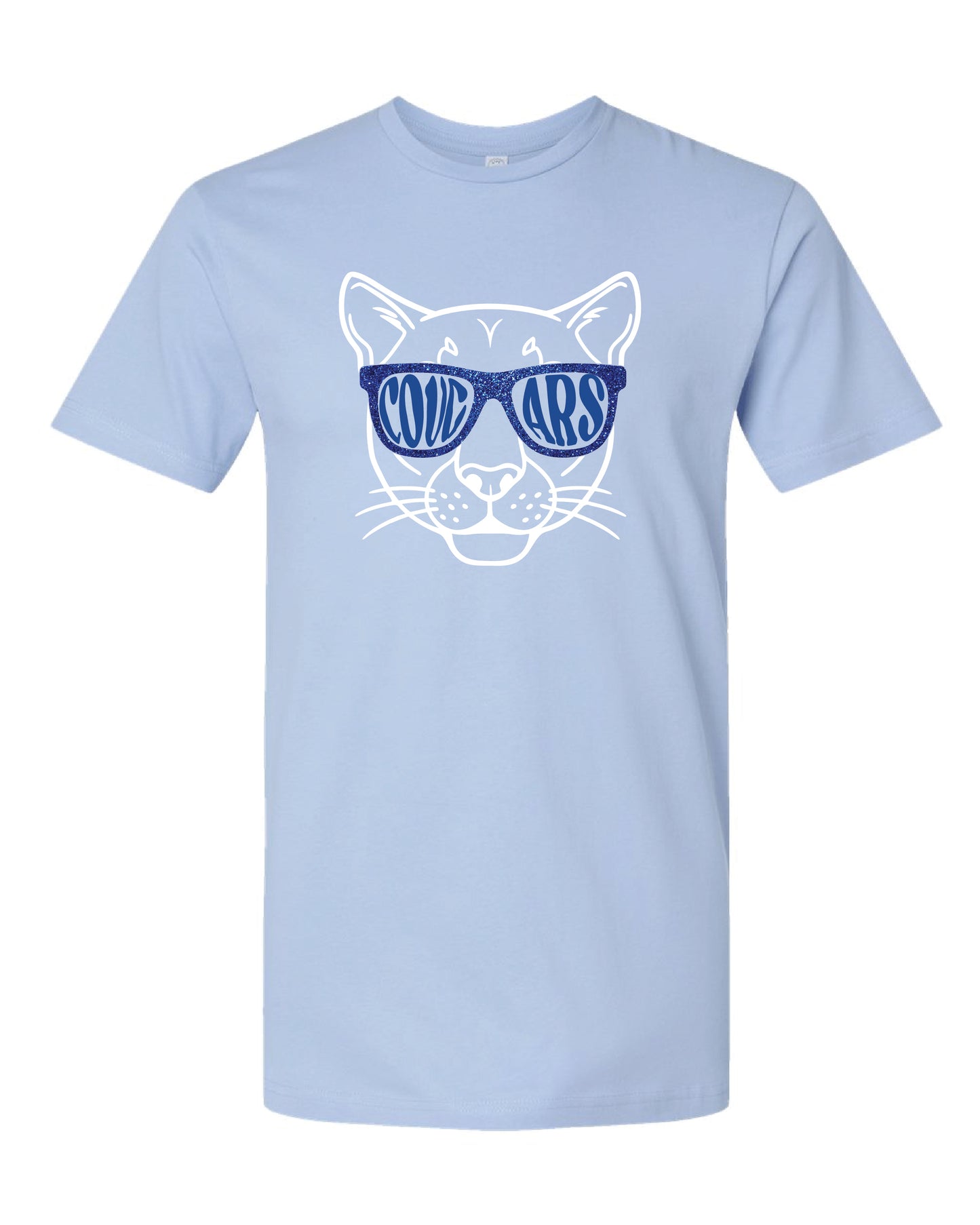 Cougar Glitter Glasses Shirt