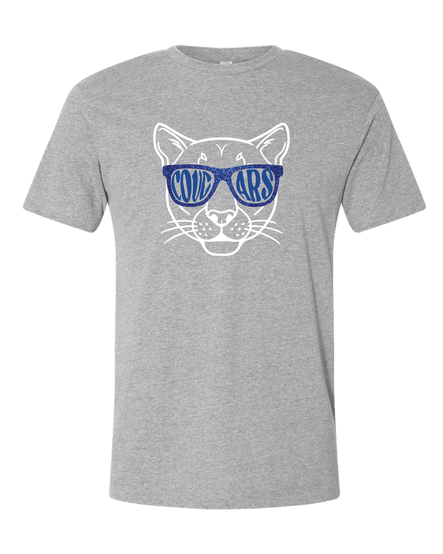 Cougar Glitter Glasses Shirt