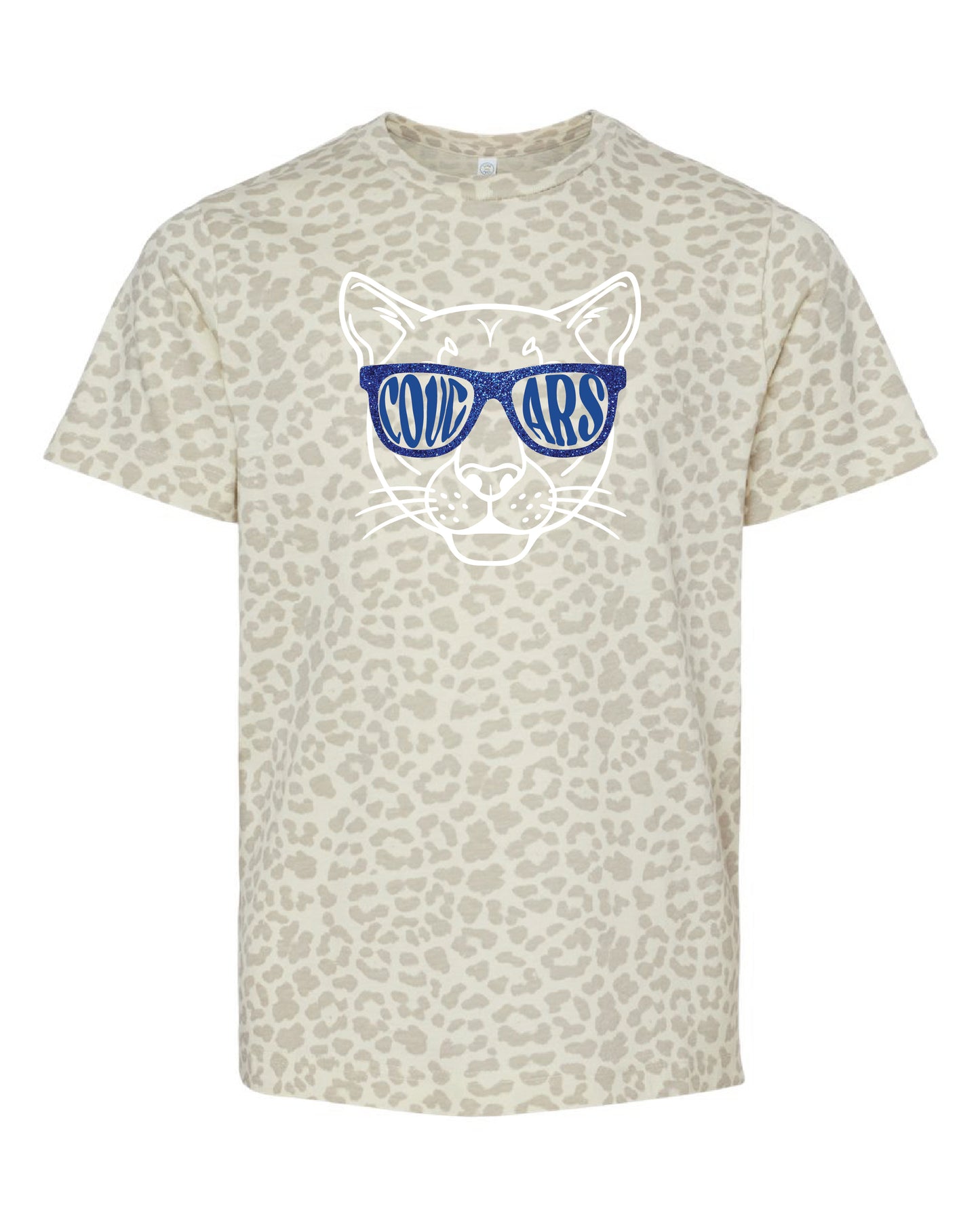 Cougar Glitter Glasses Shirt