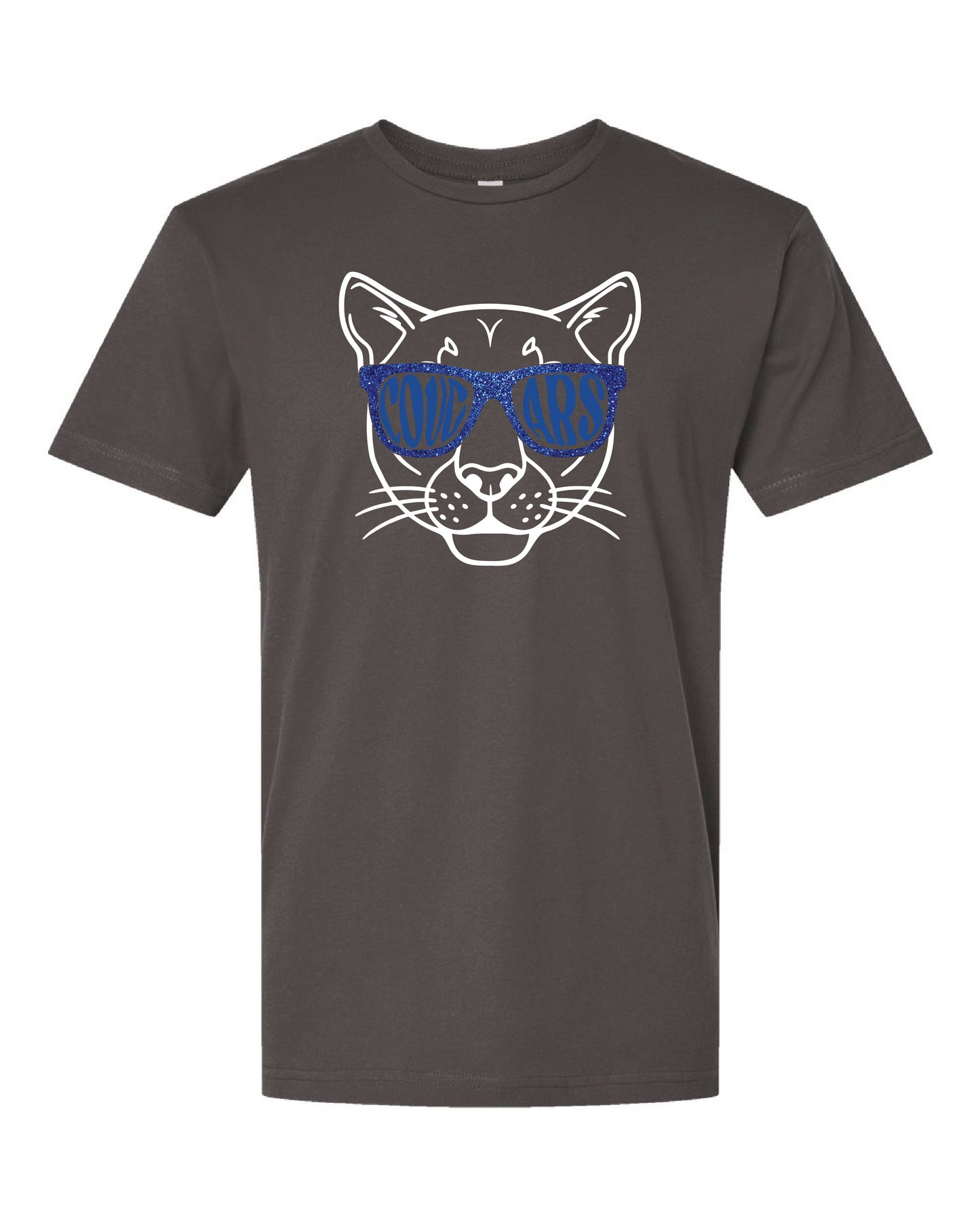 Cougar Glitter Glasses Shirt