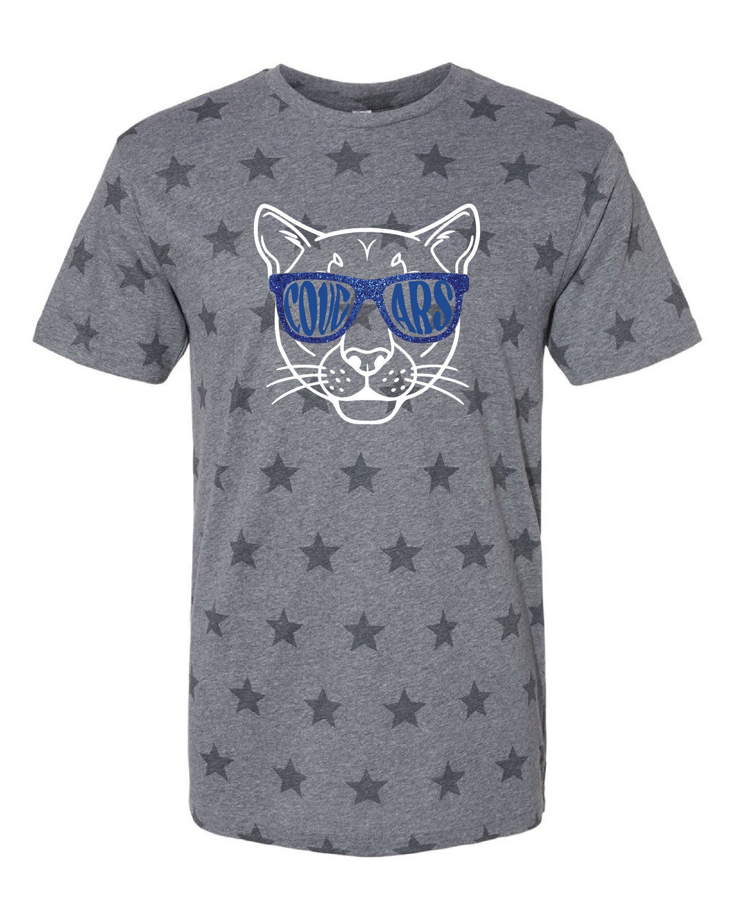 Cougar Glitter Glasses Shirt