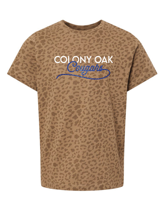 Glitter Script Cougars Shirt