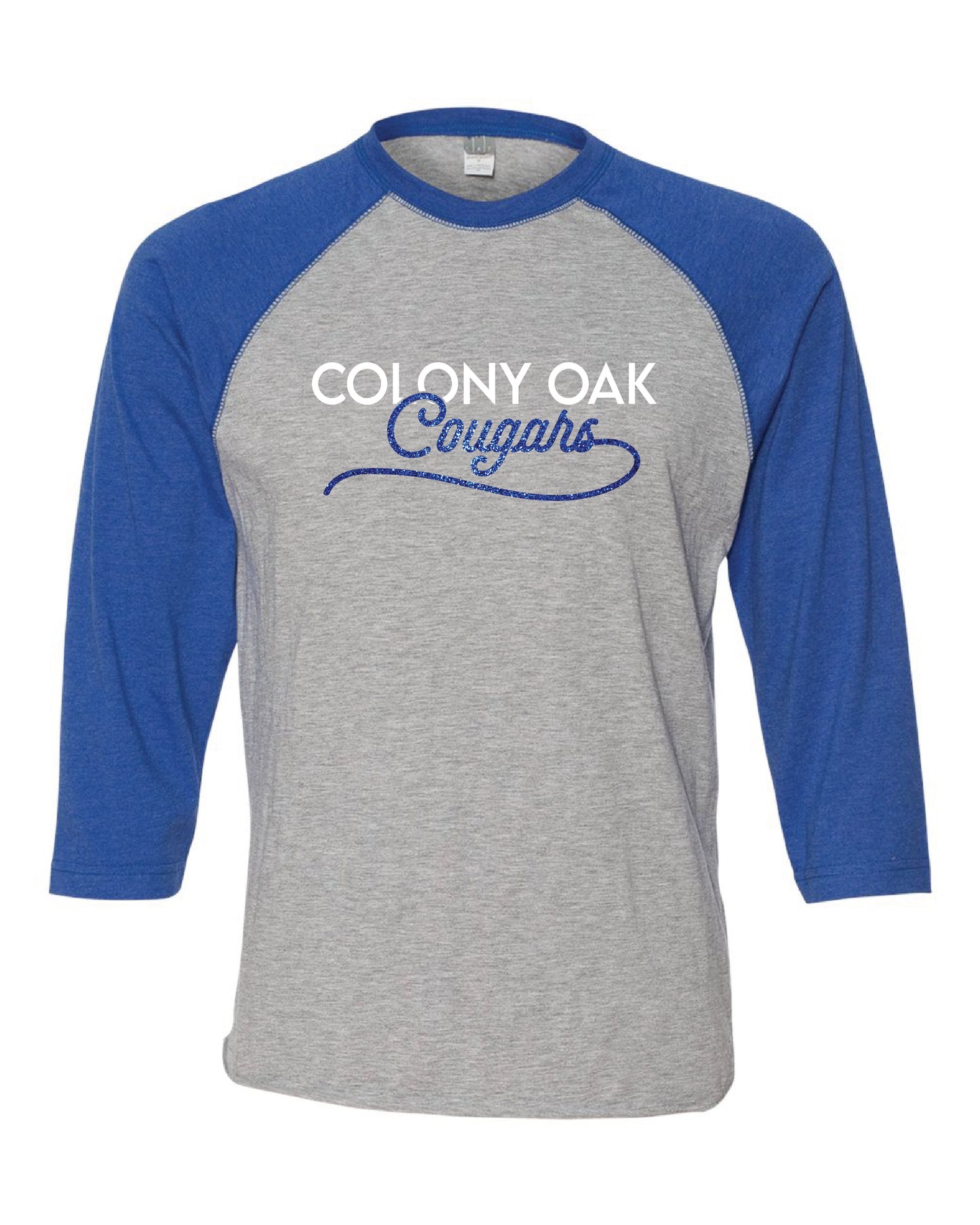 Colony Oak Baseball Style Tee (choose your design)