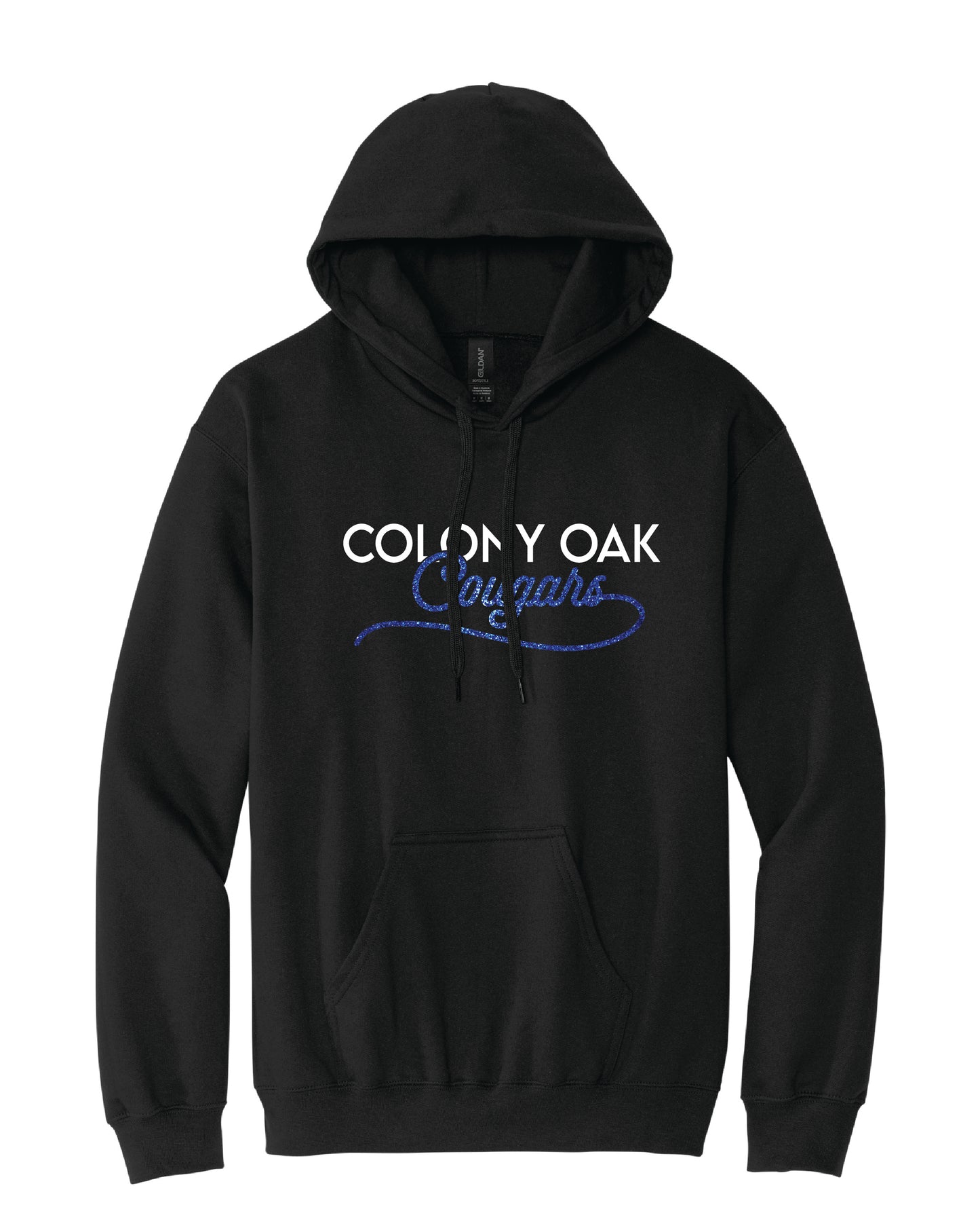 Glitter Script Cougars Hoodie