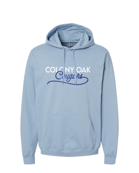 Glitter Script Cougars Hoodie